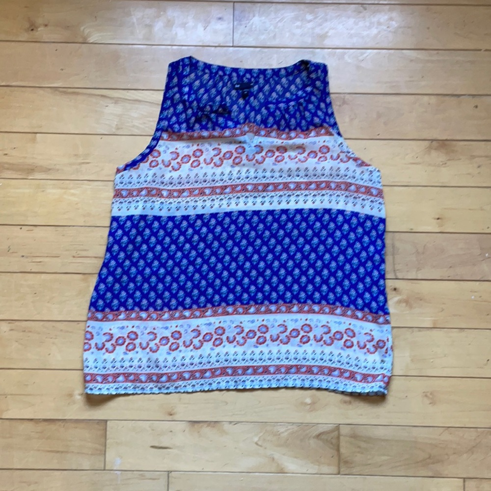 See Through patterned top from the Gap!